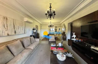 Apartamento com 3 dormitórios à venda, 155 m² por r$ 850.000,00 - enseada - guarujá/sp