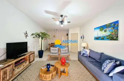 Apartamento com 3 dormitórios à venda, 110 m² por r$ 690.000,00 - pitangueiras - guarujá/sp