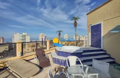 Cobertura com 3 dormitórios à venda, 160 m² por r$ 1.000.000,00 - enseada - guarujá/sp
