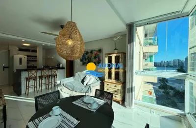 Apartamento com 2 dormitórios à venda, 58 m² por r$ 480.000,00 - pitangueiras - guarujá/sp