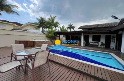 Casa com 5 dormitórios à venda, 302 m² por r$ 2.600.000,00 - balneário praia do pernambuco - guarujá/sp