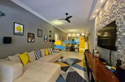 Apartamento com 3 dormitórios à venda, 104 m² por r$ 700.000,00 - pitangueiras - guarujá/sp