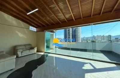 Cobertura com 4 dormitórios à venda, 116 m² por r$ 500.000,00 - enseada - guarujá/sp