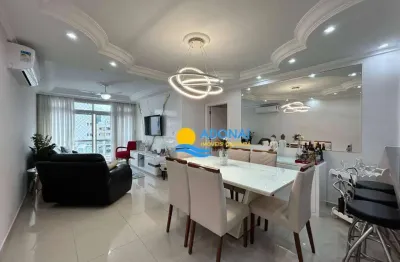 Apartamento com 3 dormitórios à venda, 135 m² por r$ 819.000,00 - pitangueiras - guarujá/sp