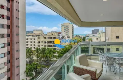 Apartamento com 3 dormitórios à venda, 130 m² por r$ 849.000,00 - enseada - guarujá/sp