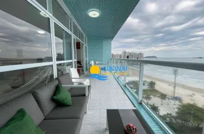 Apartamento com 4 dormitórios à venda, 195 m² por r$ 1.800.000,00 - pitangueiras - guarujá/sp