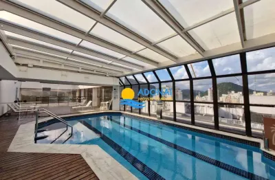 Apartamento com 1 dormitório à venda, 60 m² por r$ 460.000,00 - pitangueiras - guarujá/sp