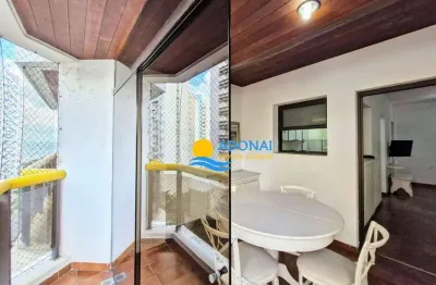 Apartamento com 2 dormitórios à venda, 100 m² por r$ 450.000,00 - pitangueiras - guarujá/sp