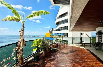 Apartamento com 4 dormitórios à venda, 367 m² por r$ 3.750.000,00 - jardim astúrias - guarujá/sp