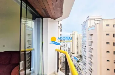 Apartamento com 1 dormitório à venda, 60 m² por r$ 410.000,00 - pitangueiras - guarujá/sp