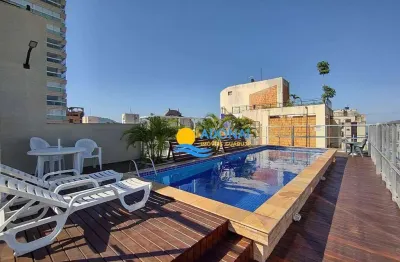 Apartamento com 4 dormitórios à venda, 132 m² por r$ 600.000,00 - enseada - guarujá/sp