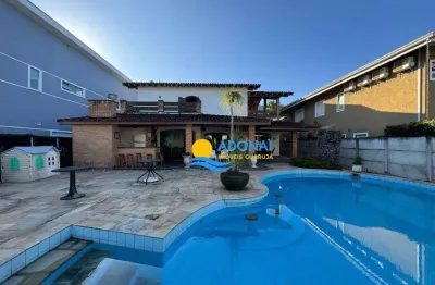 Casa com 4 dormitórios à venda, 480 m² por r$ 2.000.000,00 - enseada - guarujá/sp