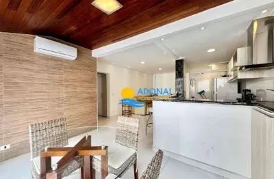 Apartamento com 1 dormitório à venda, 55 m² por r$ 420.000,00 - pitangueiras - guarujá/sp