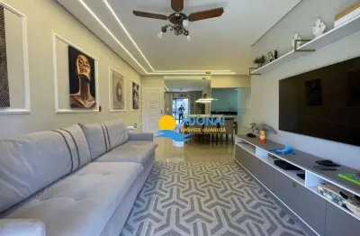 Apartamento com 2 dormitórios à venda, 86 m² por r$ 520.000,00 - tombo - guarujá/sp