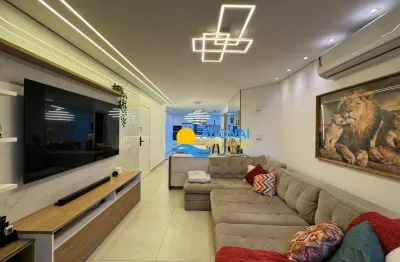 Apartamento com 3 dormitórios à venda, 134 m² por r$ 770.000,00 - jardim astúrias - guarujá/sp