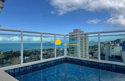 Cobertura com 4 dormitórios à venda, 250 m² por r$ 2.700.000,00 - enseada - guarujá/sp