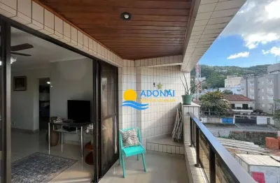 Apartamento com 2 dormitórios à venda, 90 m² por r$ 330.000,00 - enseada - guarujá/sp