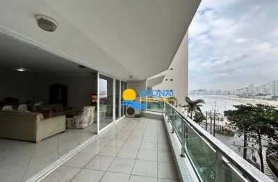 Apartamento com 4 dormitórios à venda, 246 m² por r$ 850.000,00 - pitangueiras - guarujá/sp