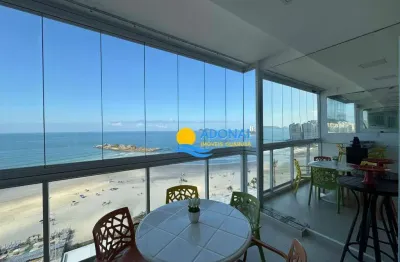 Apartamento com 4 dormitórios à venda, 200 m² por r$ 1.850.000,00 - pitangueiras - guarujá/sp