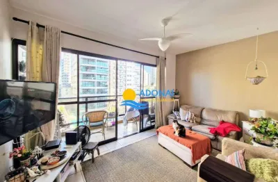 Apartamento com 2 dormitórios à venda, 87 m² por r$ 600.000,00 - jardim astúrias - guarujá/sp