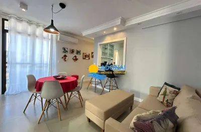 Apartamento com 2 dormitórios à venda, 65 m² por r$ 380.000,00 - enseada - guarujá/sp