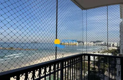 Apartamento com 3 dormitórios à venda, 210 m² por r$ 1.200.000,00 - pitangueiras - guarujá/sp