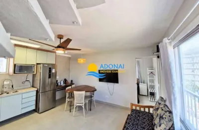 Cobertura com 2 dormitórios à venda, 78 m² por r$ 450.000,00 - tombo - guarujá/sp