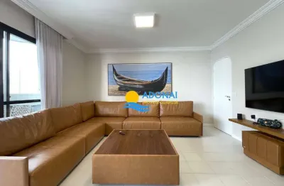 Apartamento com 3 dormitórios à venda, 145 m² por r$ 845.000,00 - pitangueiras - guarujá/sp