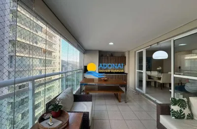 Apartamento com 3 dormitórios à venda, 134 m² por r$ 1.200.000,00 - jardim astúrias - guarujá/sp