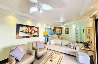 Apartamento com 3 dormitórios à venda, 132 m² por r$ 850.000,00 - pitangueiras - guarujá/sp