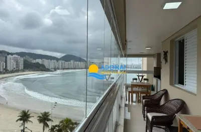 Apartamento com 3 dormitórios à venda, 110 m² por r$ 1.600.000,00 - jardim astúrias - guarujá/sp