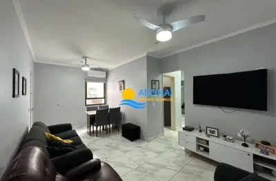 Apartamento com 2 dormitórios à venda, 65 m² por r$ 380.000,00 - jardim astúrias - guarujá/sp