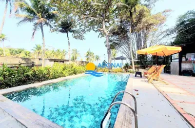 Pousada frente mar com 10 dormitórios à venda, 1000 m² por r$ 5.000.000 - jardim guaiuba - guarujá/sp