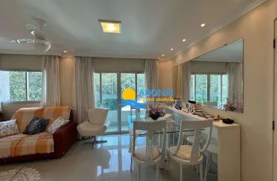 Apartamento com 3 dormitórios à venda, 109 m² por r$ 590.000,00 - jardim astúrias - guarujá/sp