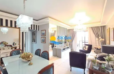 Apartamento com 3 dormitórios à venda, 91 m² por r$ 490.000,00 - enseada - guarujá/sp