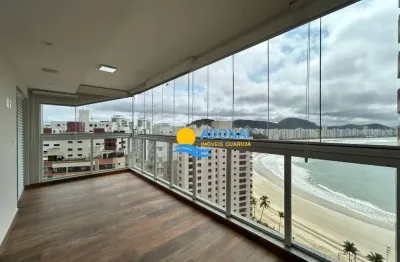 Apartamento com 3 dormitórios à venda, 146 m² por r$ 2.300.000,00 - jardim astúrias - guarujá/sp