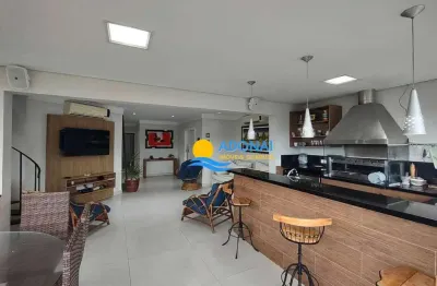 Cobertura com 4 dormitórios à venda, 180 m² por r$ 920.000,00 - enseada - guarujá/sp