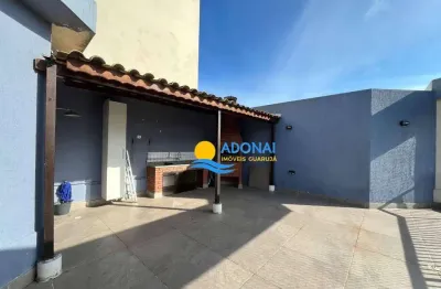 Cobertura com 3 dormitórios à venda, 128 m² por r$ 750.000,00 - jardim astúrias - guarujá/sp
