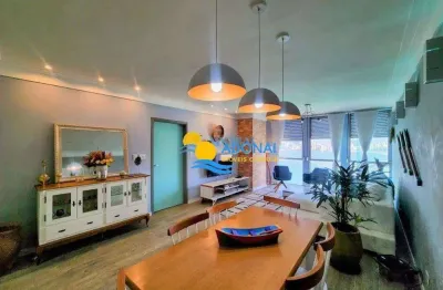 Apartamento com 4 dormitórios à venda, 160 m² por r$ 1.200.000,00 - pitangueiras - guarujá/sp