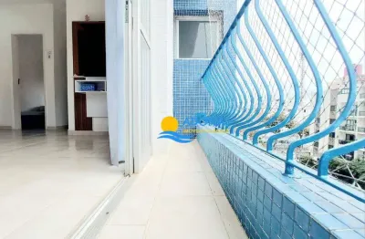 Apartamento com 2 dormitórios à venda, 60 m² por r$ 380.000,00 - jardim astúrias - guarujá/sp