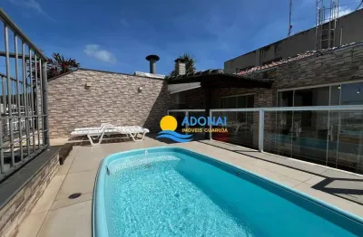 Cobertura com 4 dormitórios à venda, 100 m² por r$ 690.000,00 - enseada - guarujá/sp