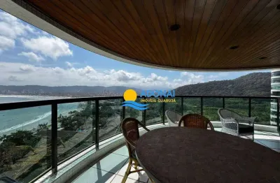 Apartamento com 5 dormitórios à venda, 224 m² por r$ 2.800.000,00 - enseada - guarujá/sp