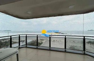 Apartamento com 3 dormitórios à venda, 210 m² por r$ 1.250.000,00 - pitangueiras - guarujá/sp