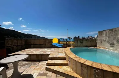 Cobertura com 3 dormitórios à venda, 113 m² por r$ 550.000,00 - enseada - guarujá/sp