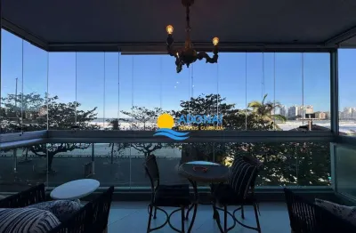 Apartamento com 4 dormitórios à venda, 190 m² por r$ 1.700.000,00 - pitangueiras - guarujá/sp