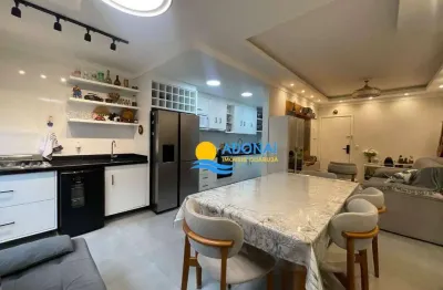 Apartamento com 1 dormitório à venda, 55 m² por r$ 380.000 - pitangueiras - guarujá/sp