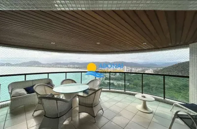 Apartamento com 5 dormitórios à venda, 224 m² por r$ 3.200.000,00 - enseada - guarujá/sp