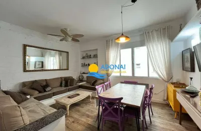 Apartamento com 2 dormitórios à venda, 90 m² por r$ 520.000,00 - pitangueiras - guarujá/sp