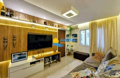 Apartamento com 2 dormitórios à venda, 72 m² por r$ 470.000,00 - pitangueiras - guarujá/sp