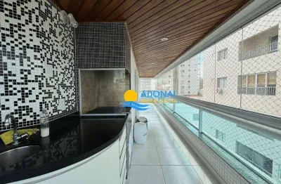 Apartamento com 3 dormitórios à venda, 120 m² por r$ 900.000,00 - jardim astúrias - guarujá/sp